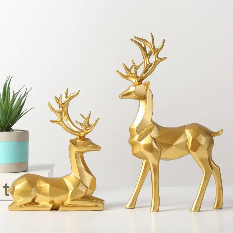 Elk Deer Statue Figurines-What About Noah