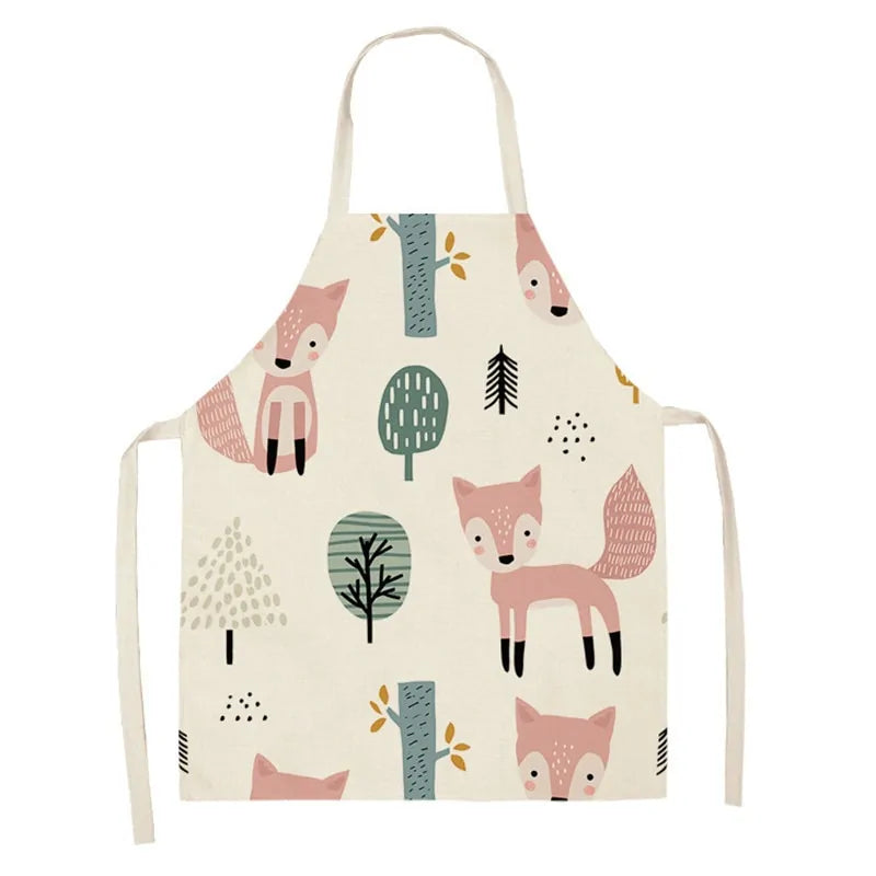 Fox and Leaves Cooking Apron-What About Noah