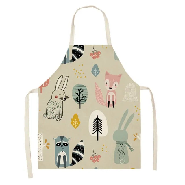 Fox and Leaves Cooking Apron-What About Noah