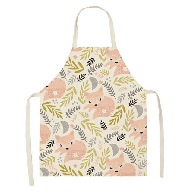 Fox and Leaves Cooking Apron-What About Noah