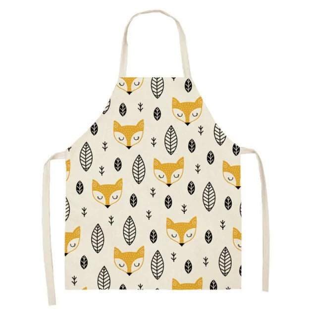 Fox and Leaves Cooking Apron-What About Noah