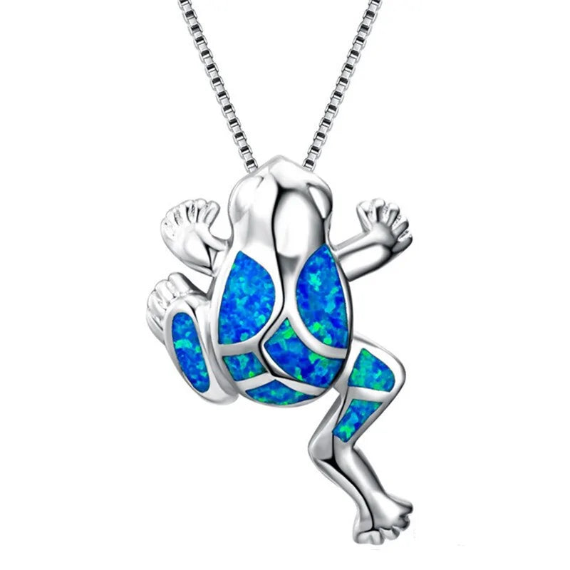 Frog Pendant Necklace-What About Noah