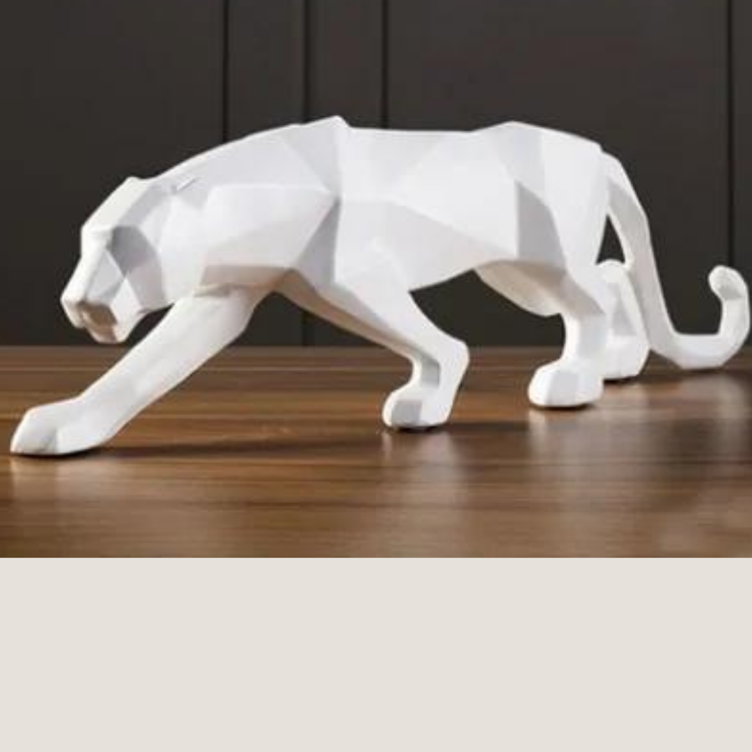 Geometric Leopard Figurine-What About Noah