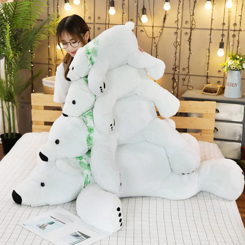 Giant Polar Bear Stuffed Animal-What About Noah