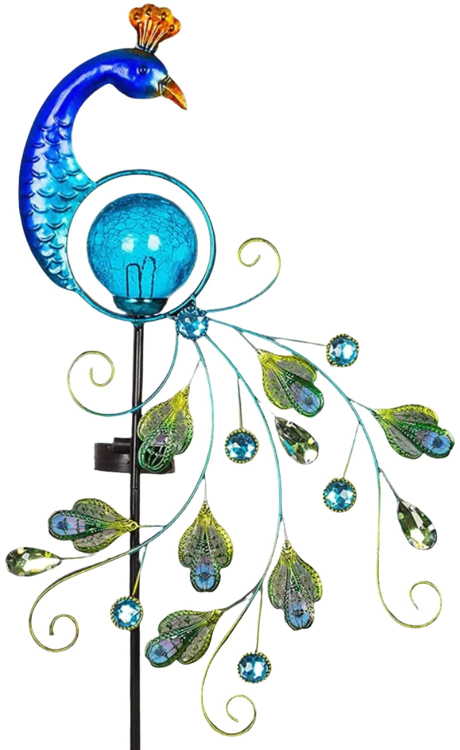 Glorious Peacock Solar Light-What About Noah