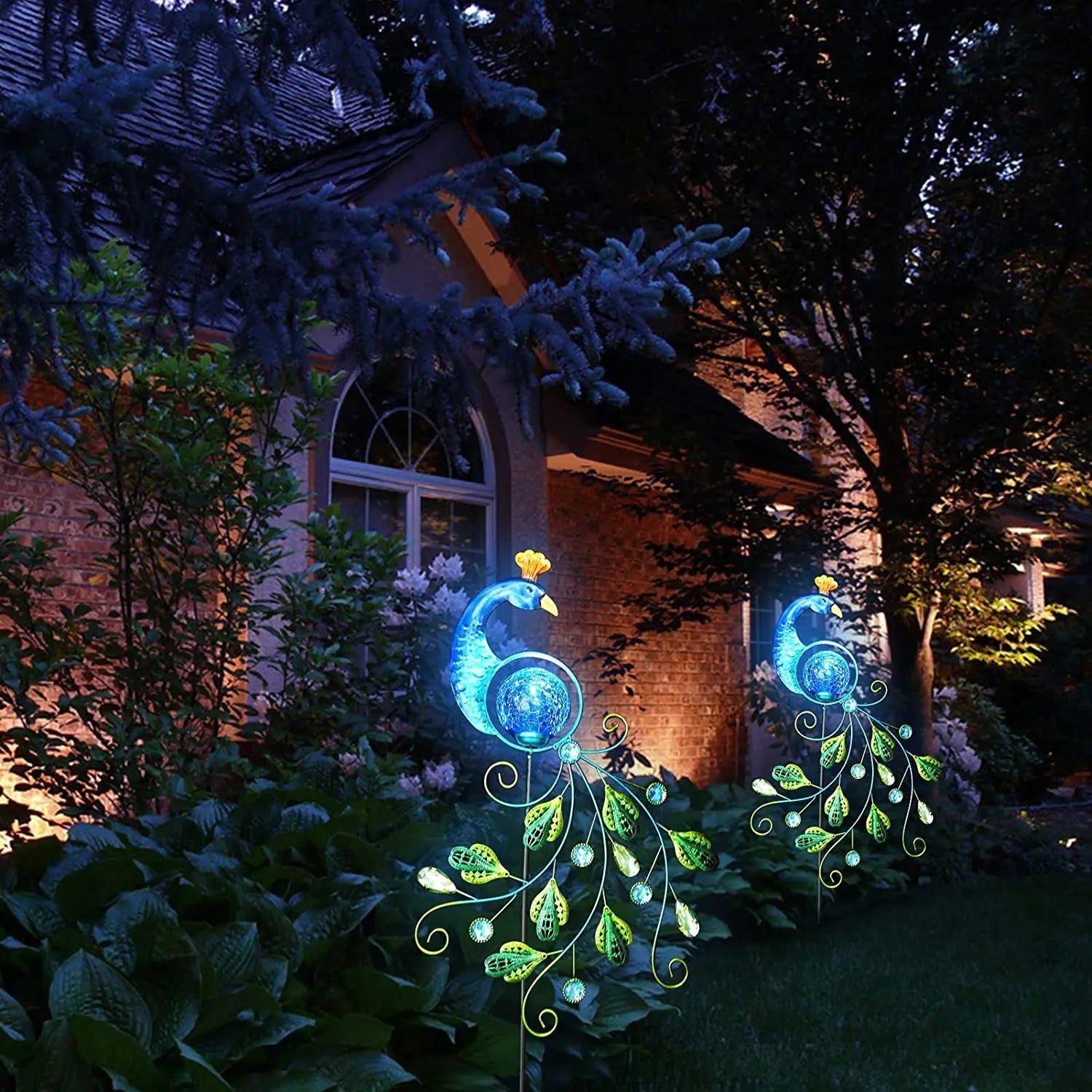 Glorious Peacock Solar Light-What About Noah