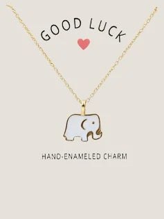 Good Luck Elephant Pendant Necklace-What About Noah