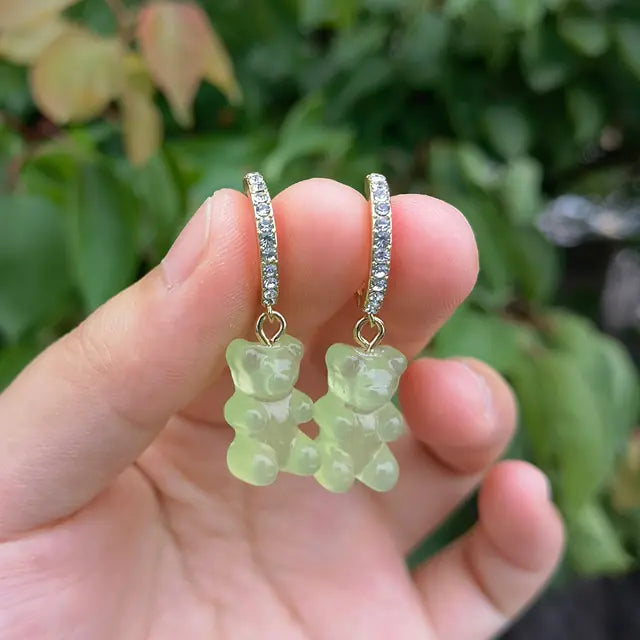 Gummy Bear Dangle Earrings-What About Noah