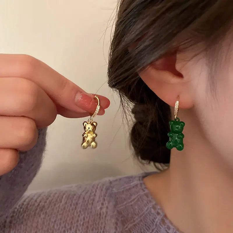 Gummy Bear Dangle Earrings-What About Noah