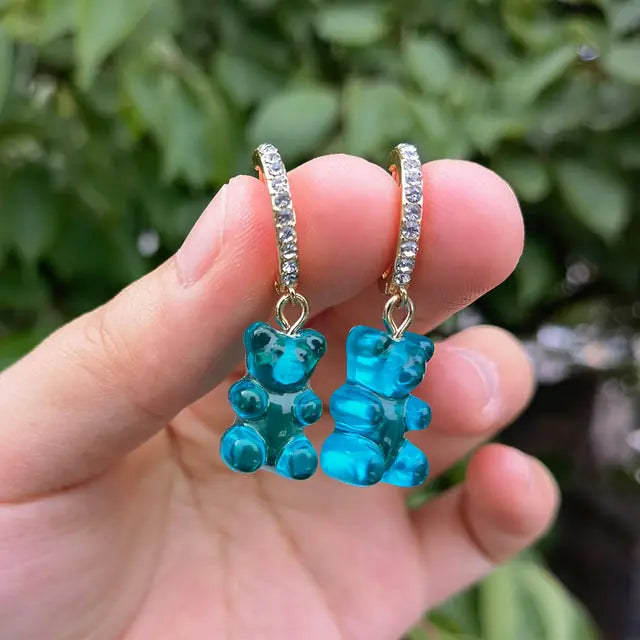 Gummy Bear Dangle Earrings-What About Noah