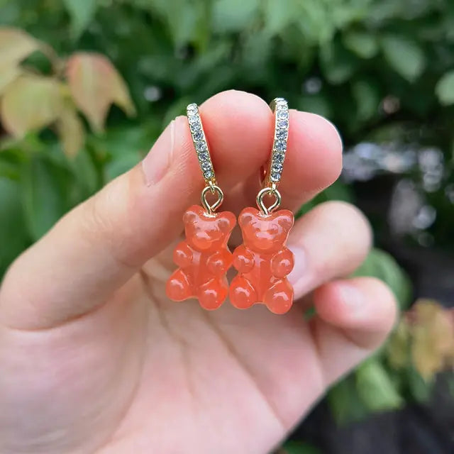 Gummy Bear Dangle Earrings-What About Noah