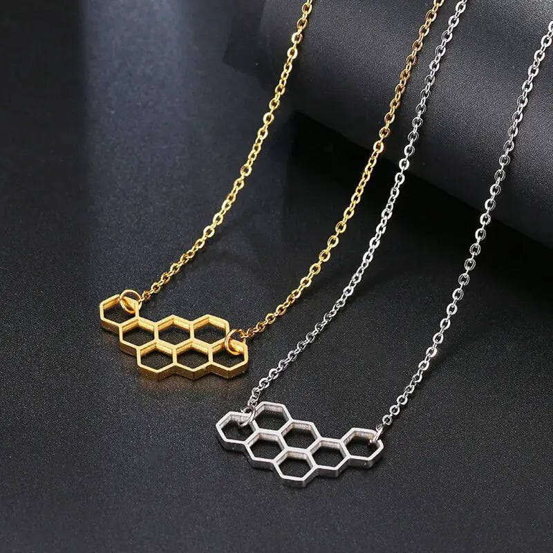 Honeycomb Necklace-What About Noah