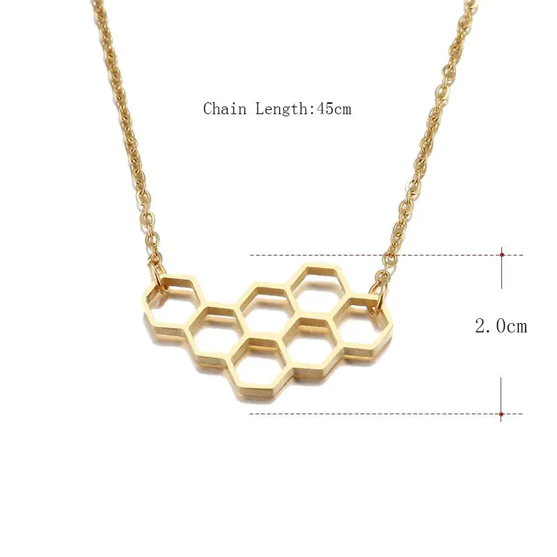 Honeycomb Necklace-What About Noah