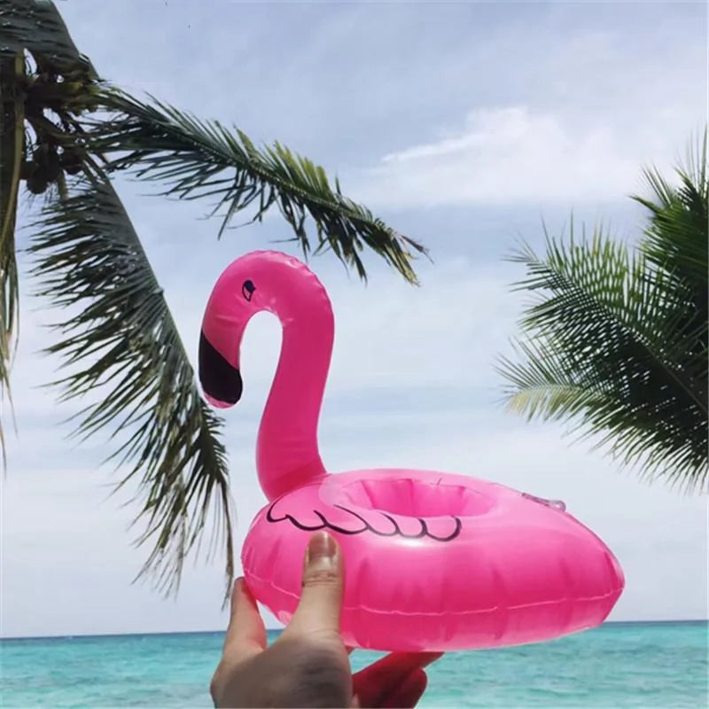 Inflatable Flamingo Cup Holders-What About Noah