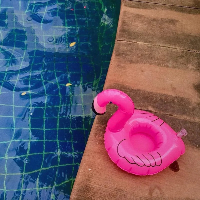 Inflatable Flamingo Cup Holders-What About Noah