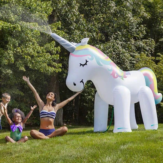 Inflatable Unicorn Water Spray-What About Noah