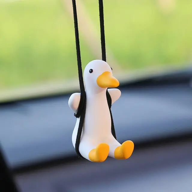 Knit Cap Duck Car Pendant-What About Noah