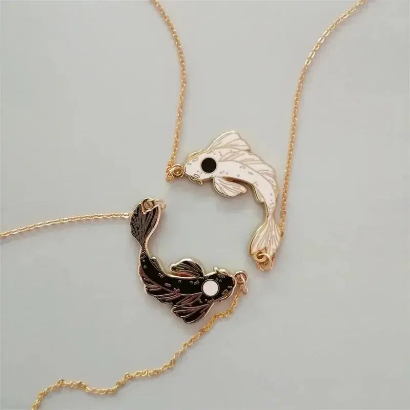 Koi Fish Pendant Necklace-What About Noah