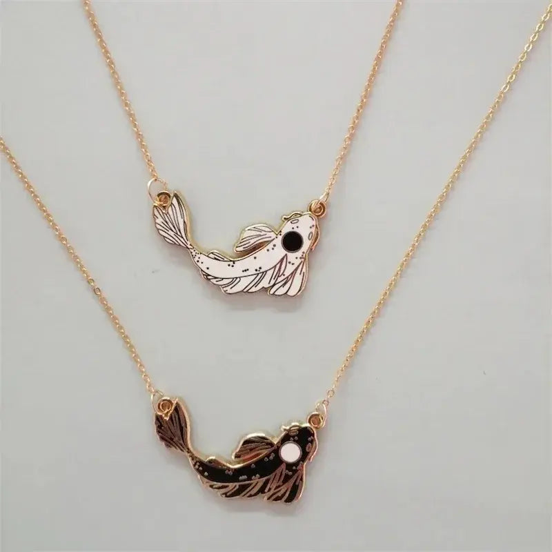 Koi Fish Pendant Necklace-What About Noah