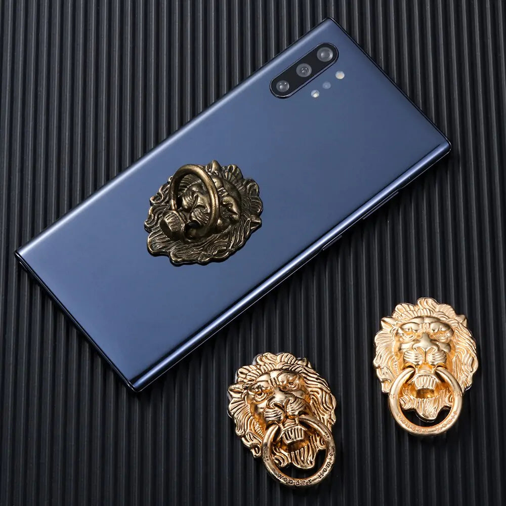 Lion Head Ring Phone Holder-What About Noah