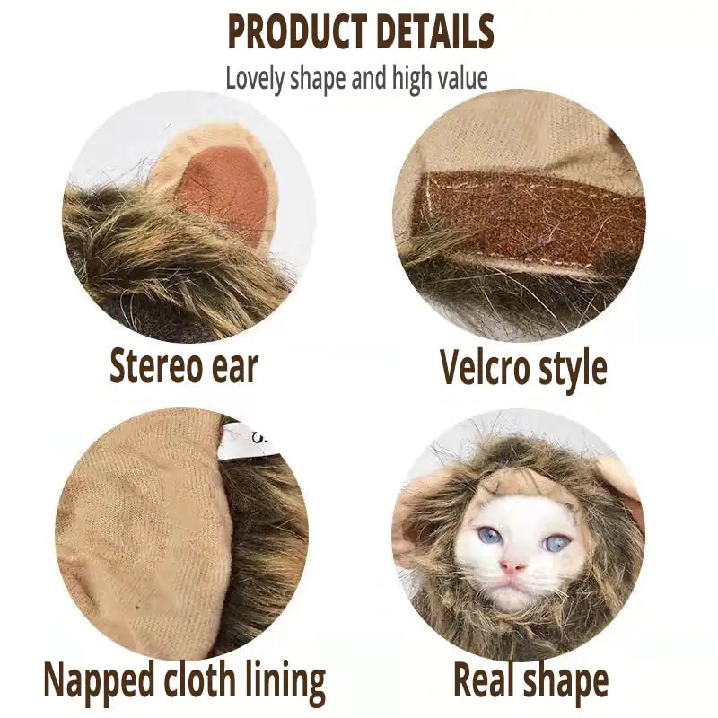 Lion Mane Cat Costume-What About Noah