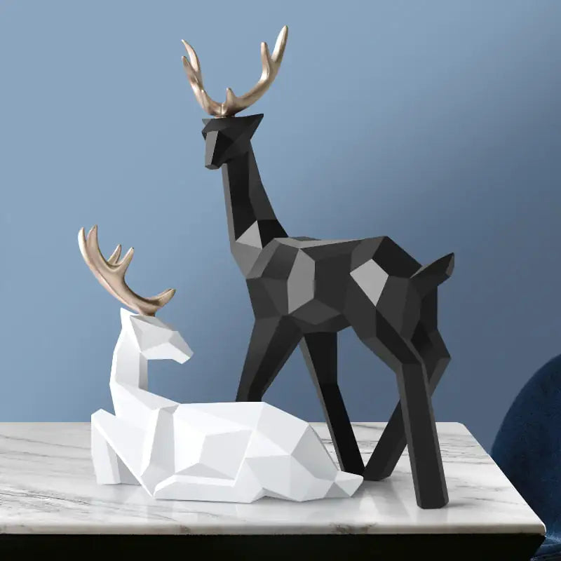 Majestic Deer Statue Figurines-What About Noah