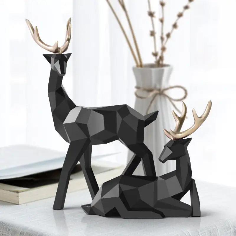 Majestic Deer Statue Figurines-What About Noah