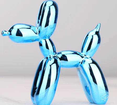 Metallic Balloon Dog Figurines-What About Noah