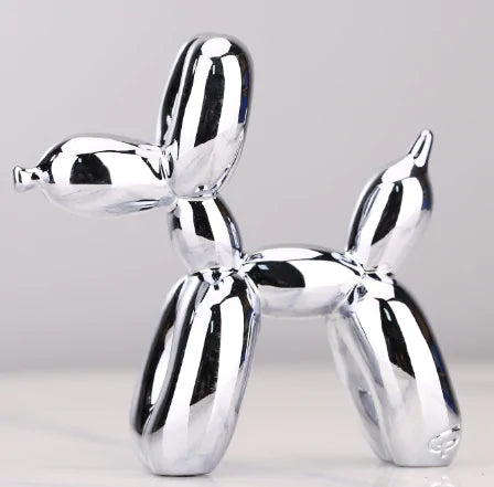 Metallic Balloon Dog Figurines-What About Noah