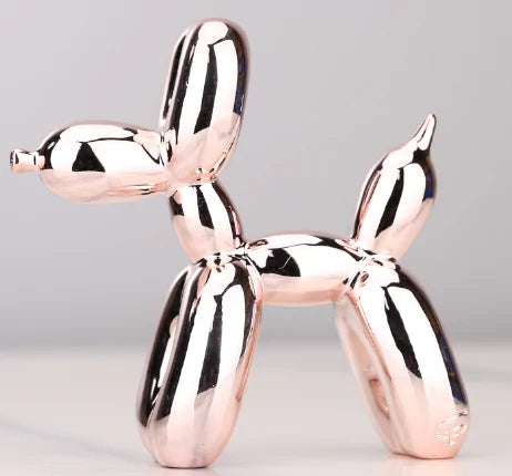 Metallic Balloon Dog Figurines-What About Noah