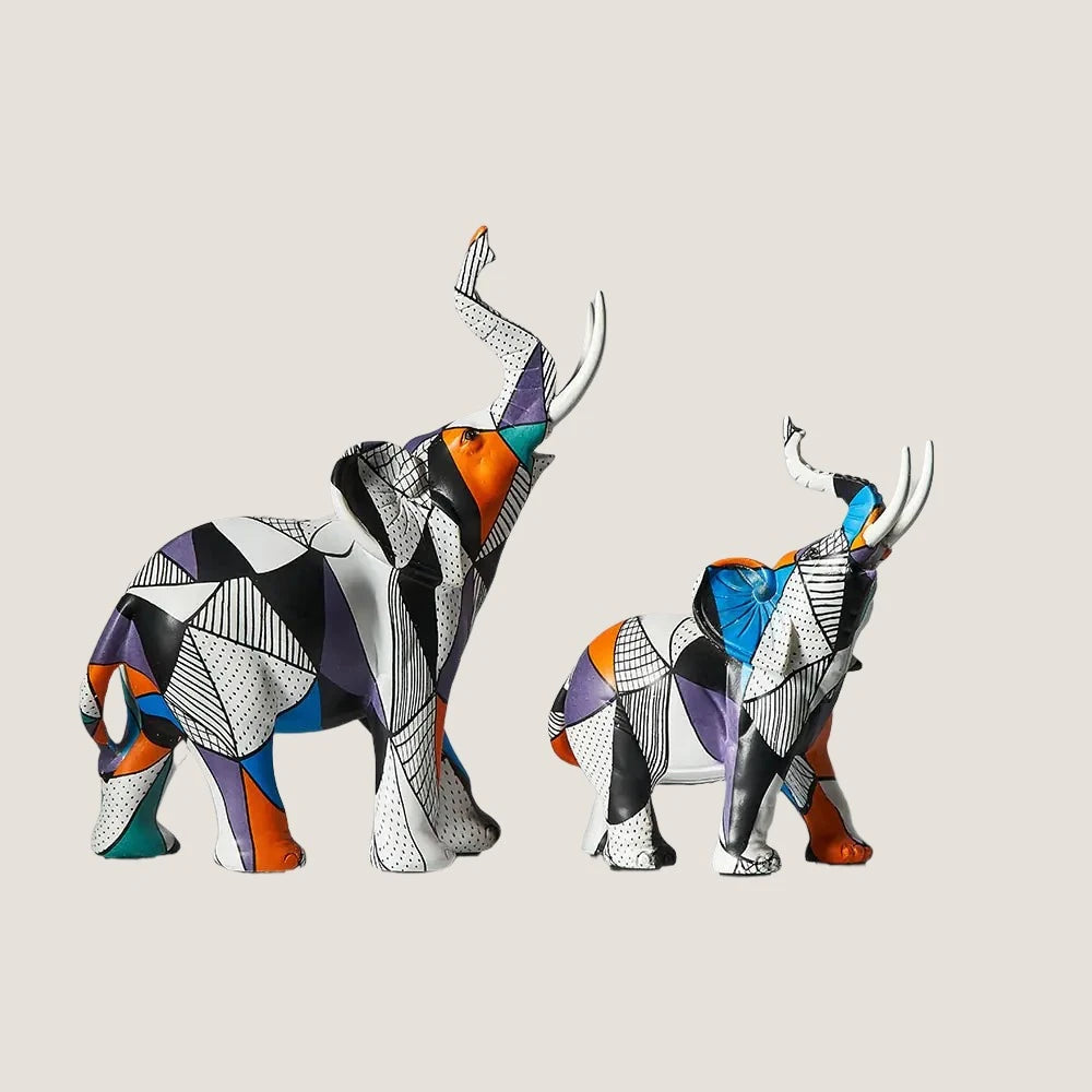 Modern Artsy Elephant Figurine-What About Noah