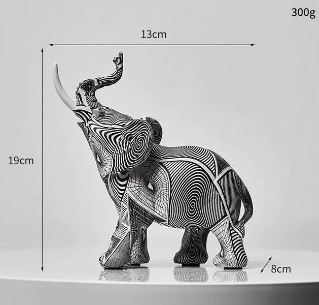 Modern Artsy Elephant Figurine-What About Noah