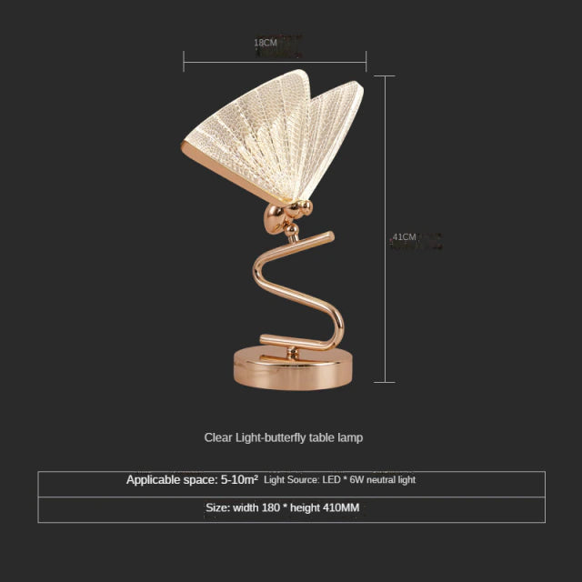 Modern LED Butterfly Table Lamp-What About Noah