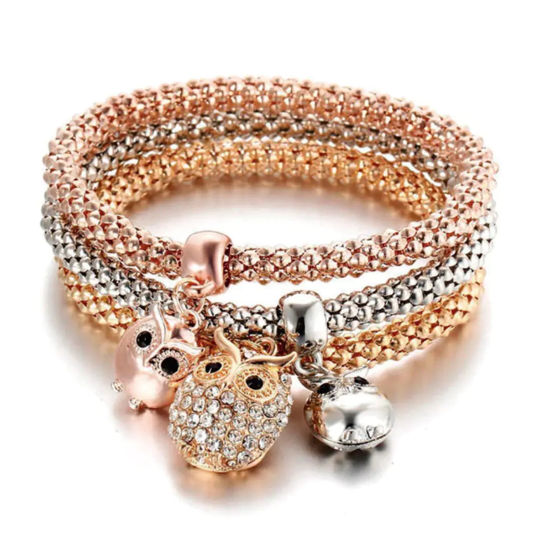 Owl Bracelet Set-What About Noah