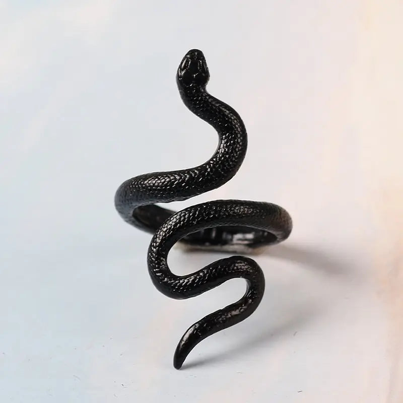 Punk Goth Snake Ring-What About Noah