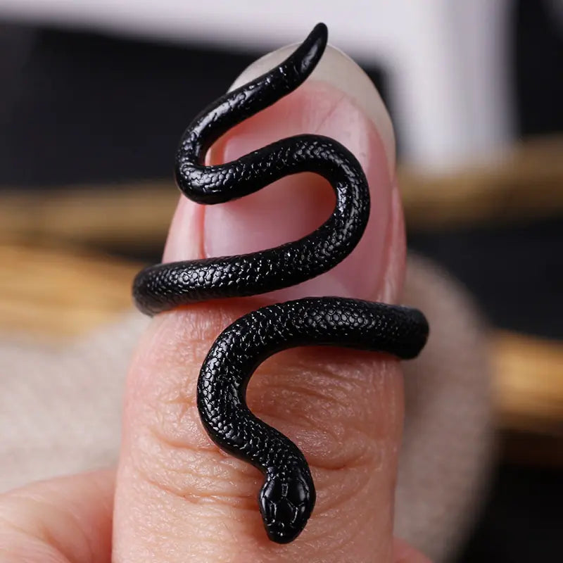 Punk Goth Snake Ring-What About Noah