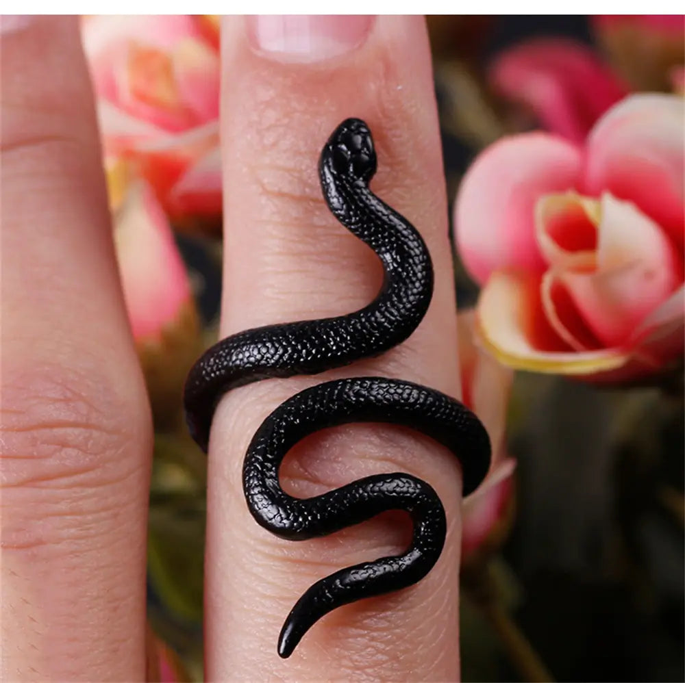 Punk Goth Snake Ring-What About Noah