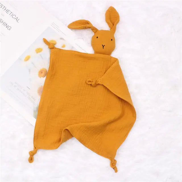 Rabbit Cotton Muslin Baby Blanket-What About Noah