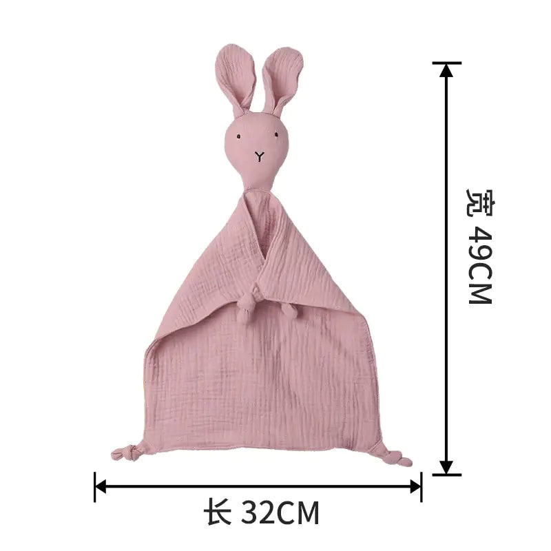 Rabbit Cotton Muslin Baby Blanket-What About Noah