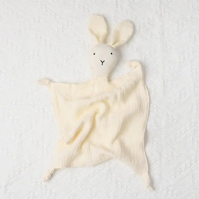 Rabbit Cotton Muslin Baby Blanket-What About Noah