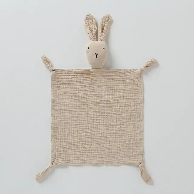 Rabbit Cotton Muslin Baby Blanket-What About Noah