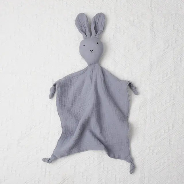 Rabbit Cotton Muslin Baby Blanket-What About Noah