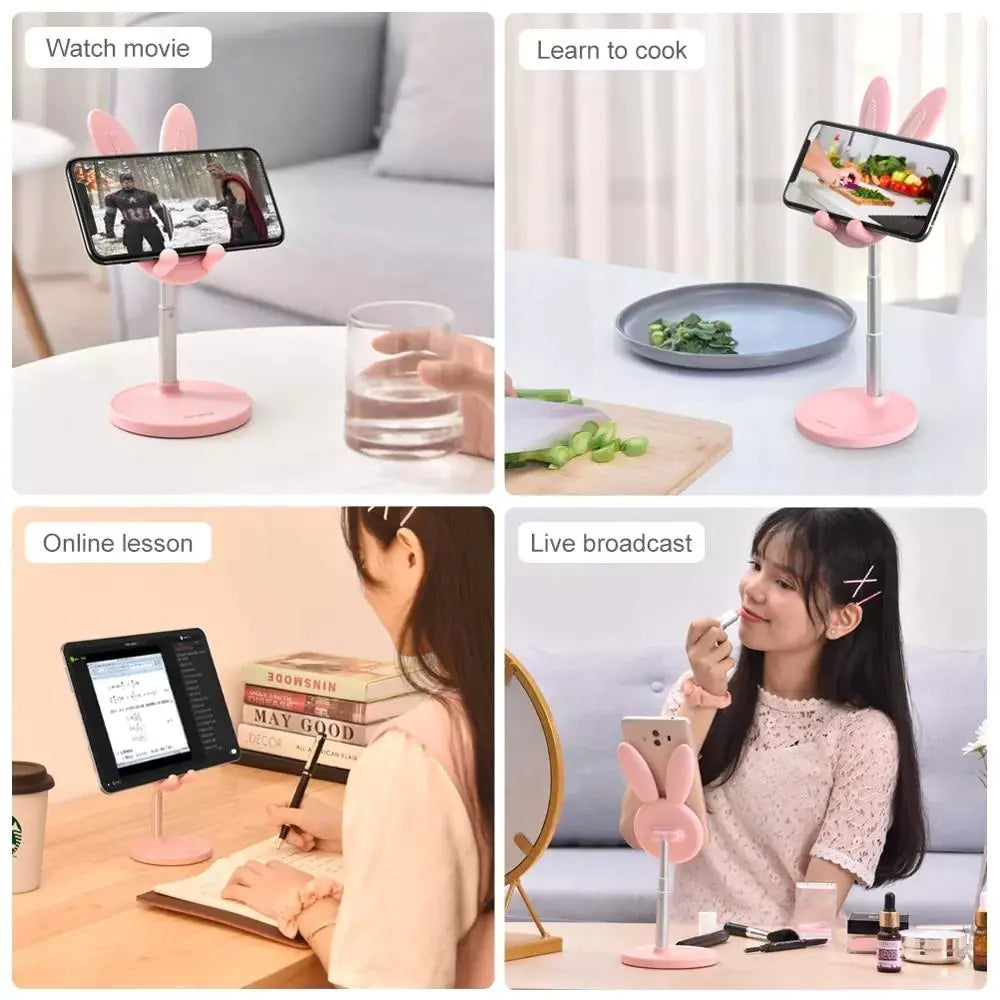 Rabbit Tablet/Phone Holder Stand-What About Noah