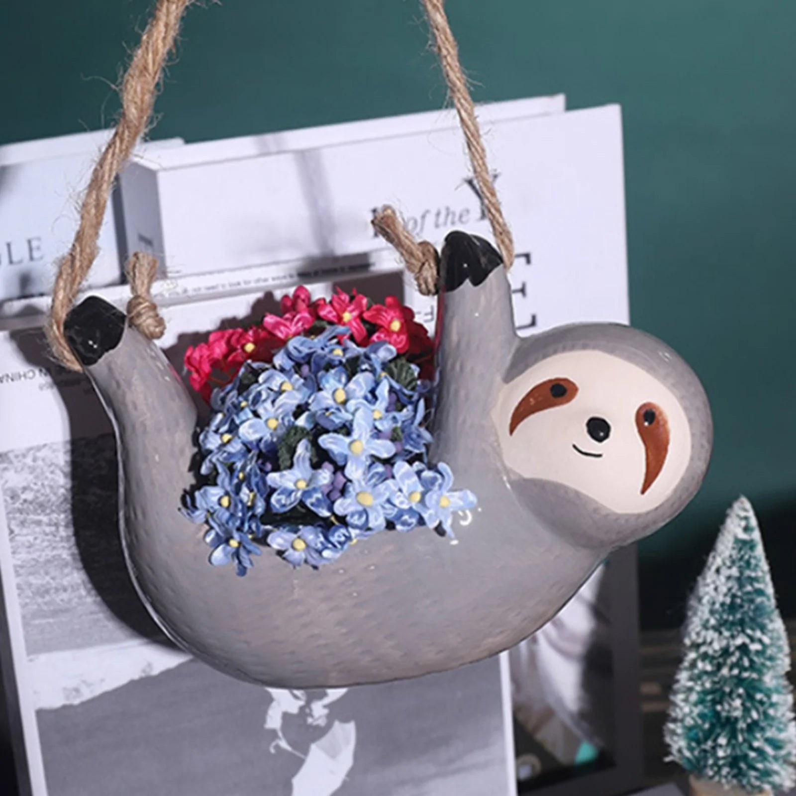 Sloth Hanging Planter-What About Noah