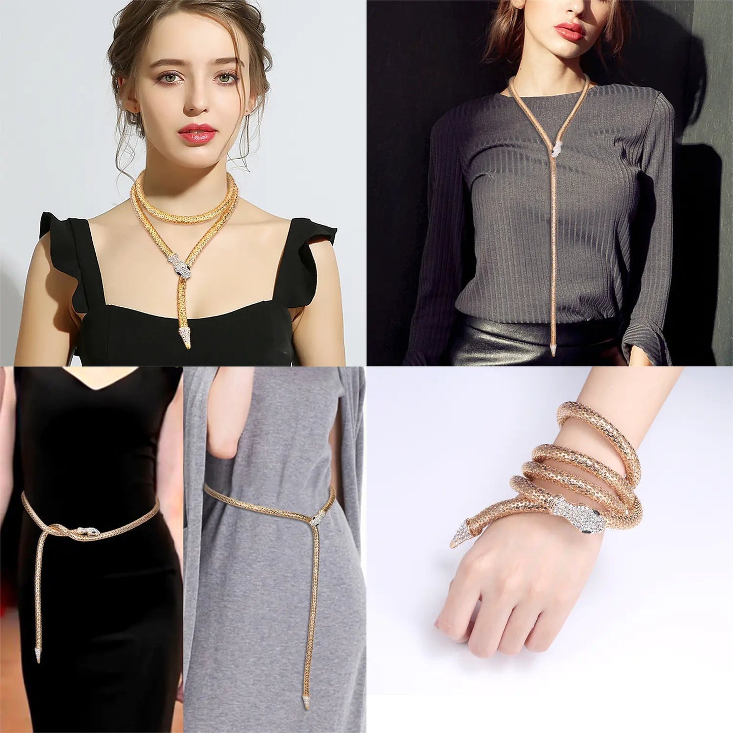 Snake Necklace Choker-What About Noah