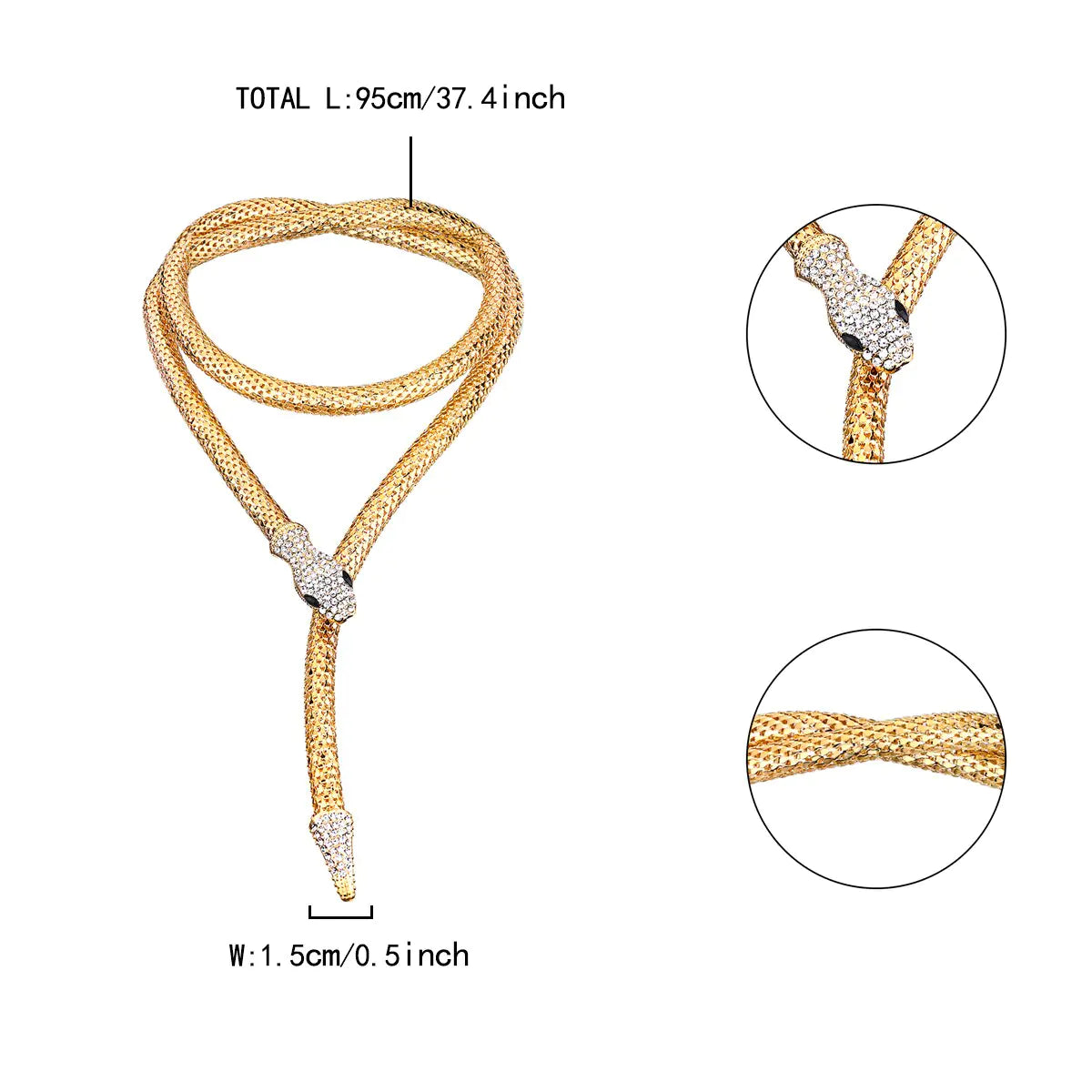 Snake Necklace Choker-What About Noah