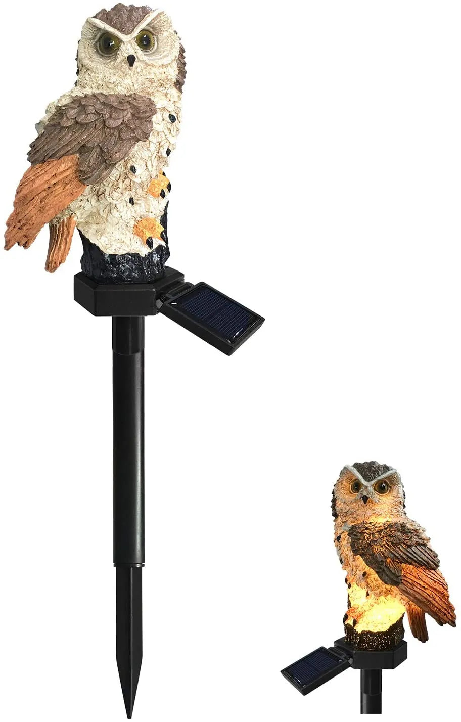 Solar Owl Shape Lawn Lamp-What About Noah