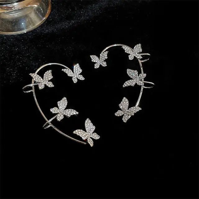 Sparkle Butterfly Ear Cuffs-What About Noah