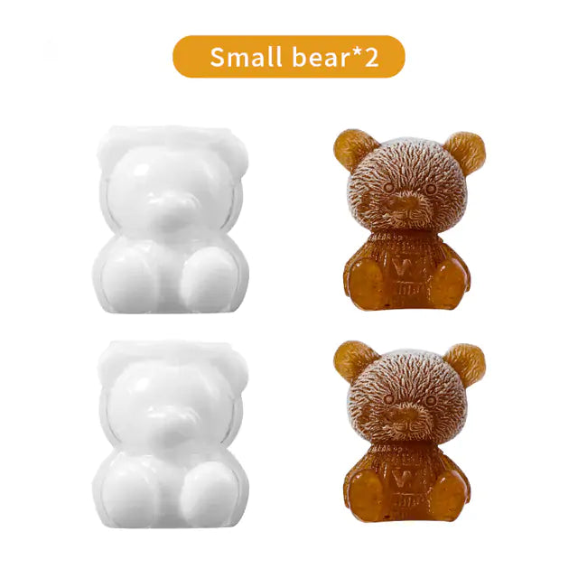 Teddy Bear Mold Ice Cube Maker-What About Noah