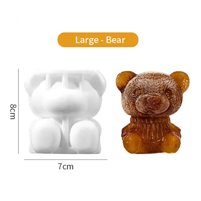 Teddy Bear Mold Ice Cube Maker-What About Noah